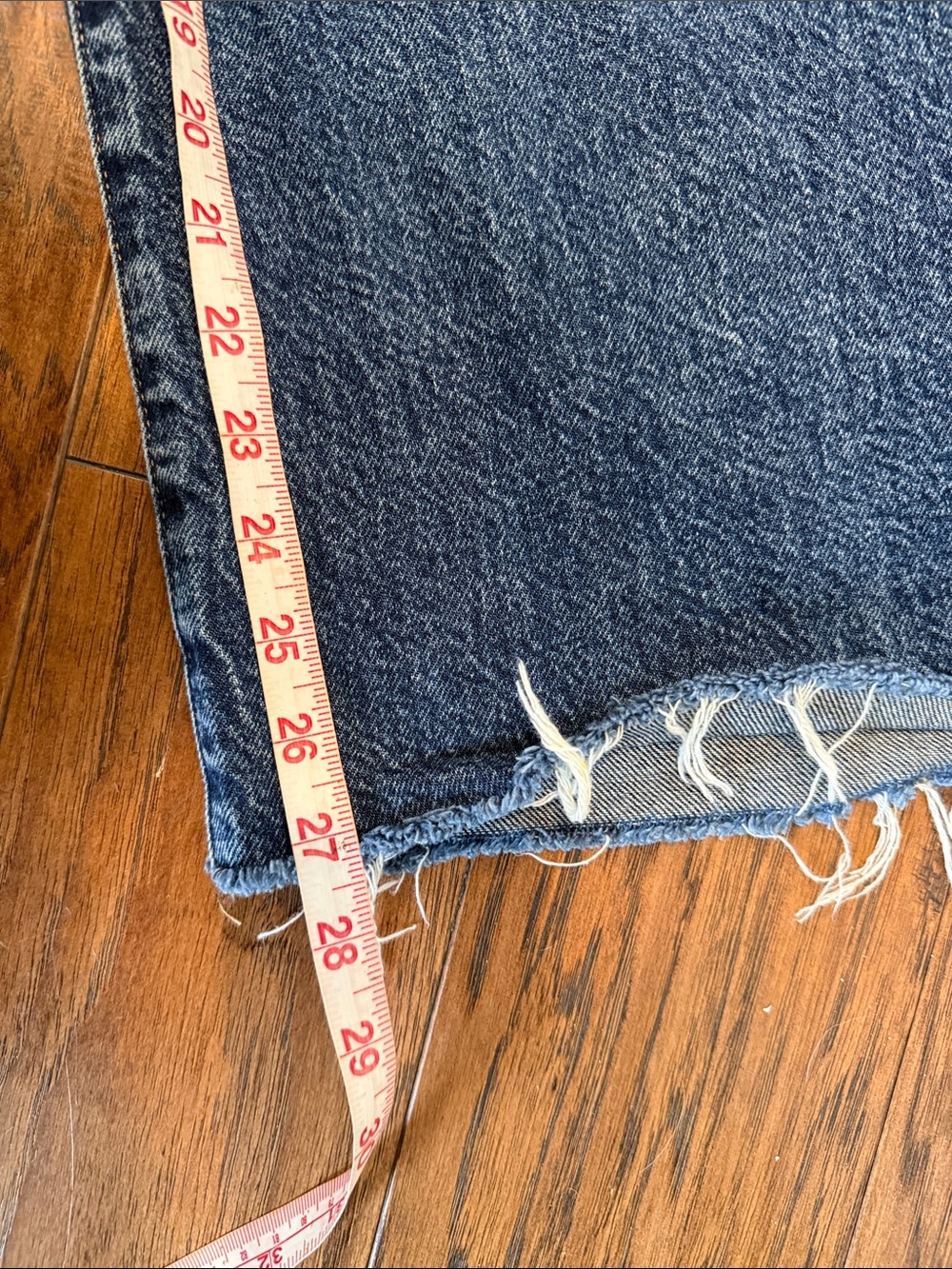 Madewell Super Wide-Leg High-Rise Jeans in Denim Blue, Sz 25 - Picture 4 of 7